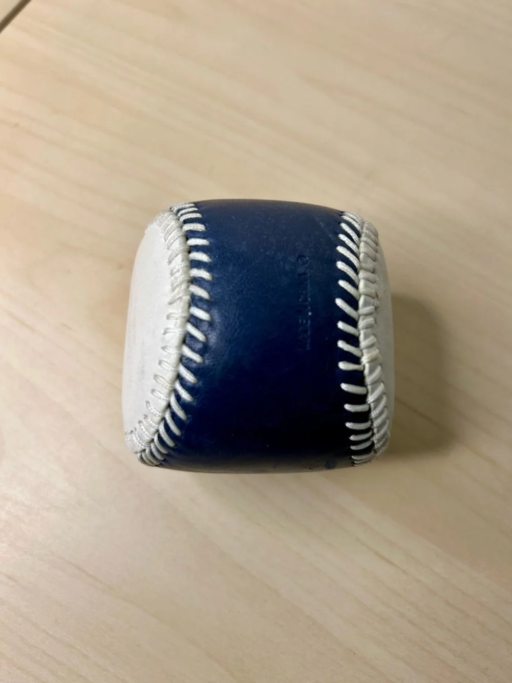 Coach Leather Baseball Paperweight - Picture 3 of 5